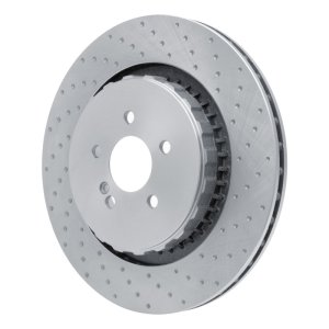 Mercedes-Benz CL63 AMG Brake Rotor (1) - Rear - R1 Concepts - Dimpled - `07-`14